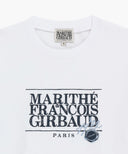 STAMP CLASSIC LOGO TEE IN WHITE image 8