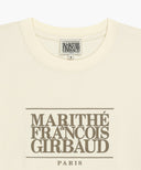 CLASSIC LOGO TEE IN CREAM image 8