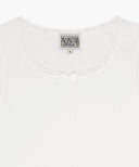 W LACE DETAIL SLEEVELESS IN WHITE image 8
