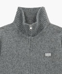 MARITHÉ SPORT COLOR BLOCK KNIT ZIP-UP IN GRAY image 8