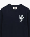 MARITHÉ SPORT W M+FG LOGO CROP PULLOVER IN NAVY image 8