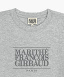 CLASSIC LOGO TEE IN HEATHER GREY image 8