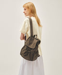 CLASSIC LOGO STOPPER POCKET BACKPACK IN BROWN image 8
