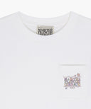 KIDS DOODLE CLASSIC LOGO POCKET POINT TEE IN WHITE image 8