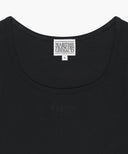 W REGULAR LOGO SLEEVELESS IN BLACK image 8