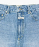 M RELAXED FIT BOOTS-CUT DENIM PANTS IN LIGHT BLUE image 8