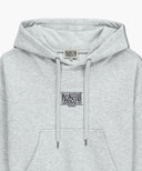 W SMALL CLASSIC LOGO CROP HOODIE IN LIGHT HEATHER GREY image 16