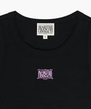 W RIBBON CLASSIC LOGO SLEEVELESS IN BLACK image 8