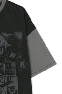 MATIN PUNK GRAFFITI TOP FOR MEN IN BLACK image 4