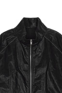 MATIN KIM LOGO COATING JUMPER IN BLACK image 3