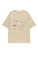 PIGMENT GRAFFITI LOGO TOP IN BEIGE image 12