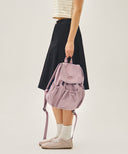 CLASSIC LOGO STOPPER POCKET BACKPACK IN GREY PINK image 9