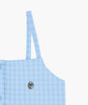 KIDS W CHECK SLEEVELESS BLOUSE IN BLUE image 9
