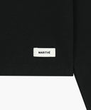 W BASIC CROP LONG SLEEVE IN BLACK image 9