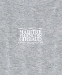 W RIBBON CLASSIC LOGO SLEEVELESS IN HEATHER GREY image 9