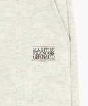 W VINTAGE CLASSIC LOGO SWEAT SHORTS IN OATMEAL image 9