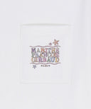 KIDS DOODLE CLASSIC LOGO POCKET POINT TEE IN WHITE image 9