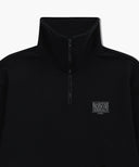 CLASSIC LOGO HALF ZIPUP SWEATSHIRT IN BLACK image 9