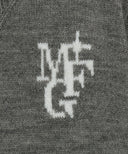 MARITHÉ SPORT W M+FG LOGO CROP PULLOVER IN MELANGE GRAY image 9