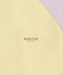W SMALL REGULAR LOGO RAGLAN CROP TEE IN LIGHT PURPLE image 9