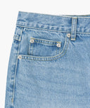 M RELAXED FIT BOOTS-CUT DENIM PANTS IN LIGHT BLUE image 9