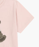 W DOODLE BEAR TEE IN LIGHT PINK image 9