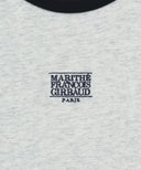 W CLASSIC LOGO RINGER TEE IN WHT/ RED image 9