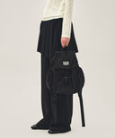 CLASSIC LOGO STOPPER POCKET BACKPACK IN BLACK image 9