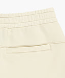 W LACE DETAIL SWEAT SHORTS IN IVORY image 9