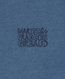 DRAWING LOGO DYEING TEE IN BLUE image 9