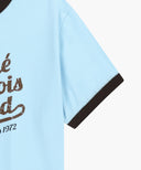 VINTAGE LOGO RINGER TEE IN SKY BLUE image 9