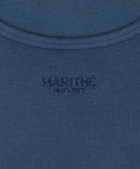 W REGULAR LOGO SLEEVELESS IN BLUE image 9