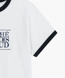 AEROCOOL CRACK CLASSIC LOGO RINGER TEE IN WHITE image 9