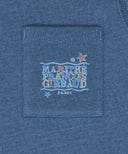KIDS DOODLE CLASSIC LOGO POCKET SLEEVELESS IN BLUE image 9