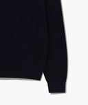 HALF NECK ZIPUP KNIT IN NAVY image 10