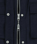 W CROP SHEER JACKET IN NAVY image 10
