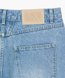 M RELAXED FIT BOOTS-CUT DENIM PANTS IN LIGHT BLUE image 10