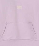 W SMALL CLASSIC LOGO CROP HOODIE IN LAVENDER