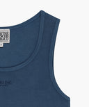 W REGULAR LOGO SLEEVELESS IN BLUE image 10