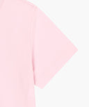 W SILVER LETTERING CROP TEE IN PINK image 10