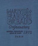 DRAWING LOGO DYEING TEE IN BLUE image 10