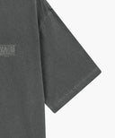 OUTLINE CLASSIC LOGO OVERSIZED DYEING TEE IN CHARCOAL GREY