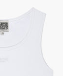W REGULAR LOGO SLEEVELESS IN WHITE image 10