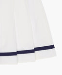 KIDS W MARINE PLEATED SKIRT IN IVORY image 10