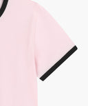 W CLASSIC LOGO RINGER TEE IN LIGHT PINK image 10