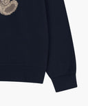 DOODLE BEAR SWEATSHIRT IN NAVY image 10