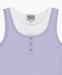 W LAYERED SLEEVELESS IN LAVENDER image 10