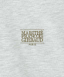 SMALL CLASSIC LOGO HALF ZIPUP SWEATSHIRT IN LIGHT HEATHER GREY image 10