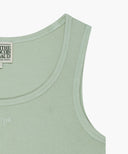 W REGULAR LOGO SLEEVELESS IN MINT image 10