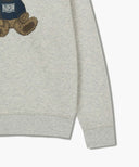 [REGEN] DOODLE BEAR SWEATSHIRT IN OATMEAL image 16